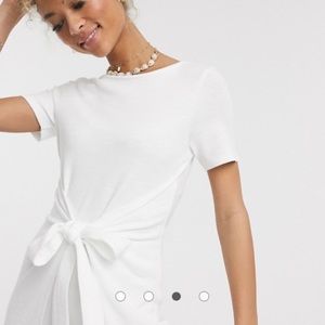 NWOT White Tie Dress